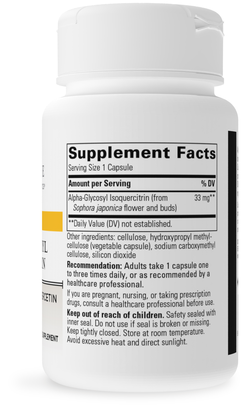 <{%MAIN2_10003%}>Nature's Way® | Alpha-Glycosyl Isoquercitrin - right side of pack
