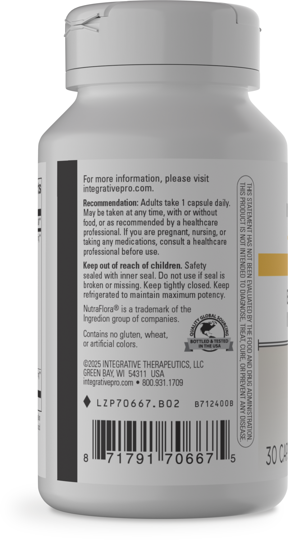 Nature's Way® | Enterogenic Intensive 100 - left side of pack