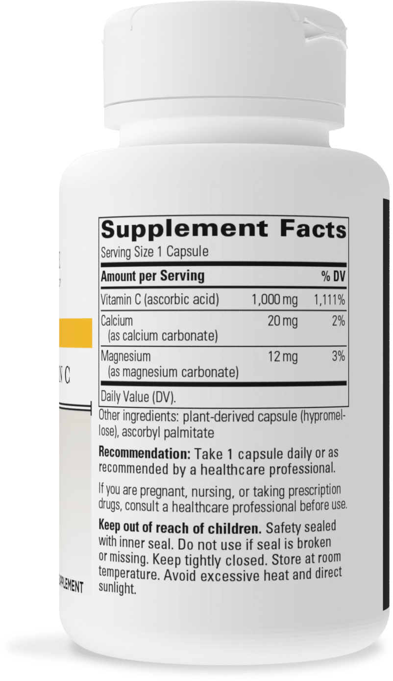 Nature's Way® | Buffered Vitamin C - right side of pack