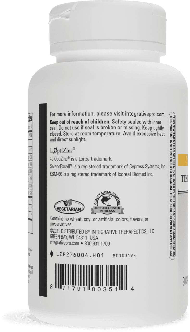 Nature's Way® | Testosterone Formula - left side of pack