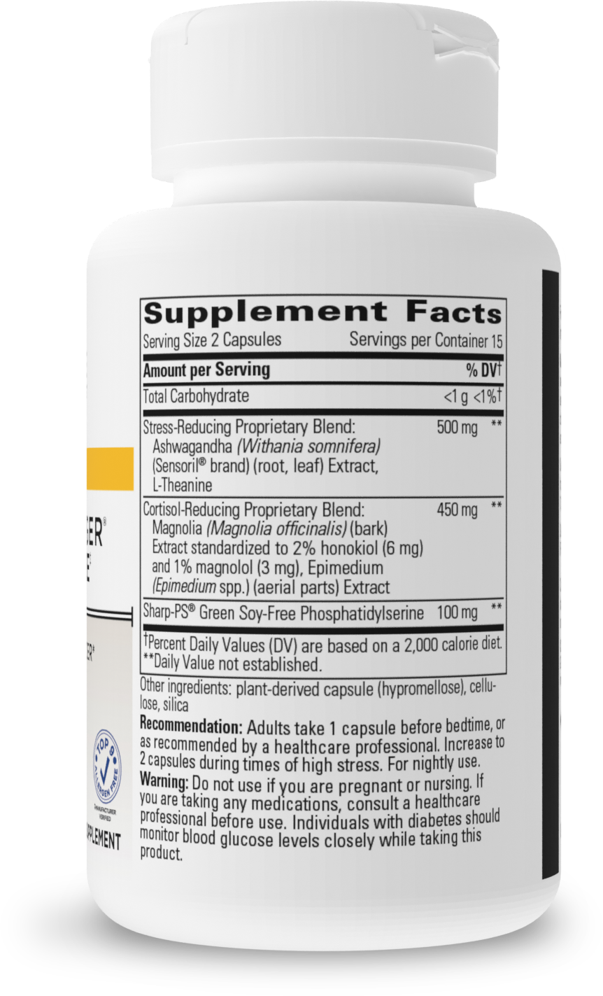 Nature's Way® | Cortisol Manager Allergen Free - right side of pack