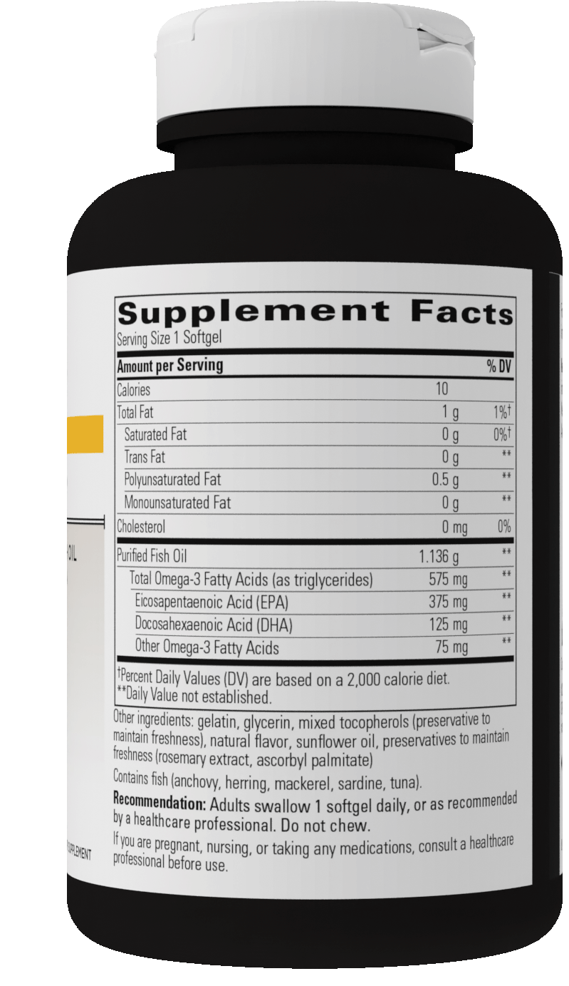 Nature's Way® | Pure Omega HP - right side of pack