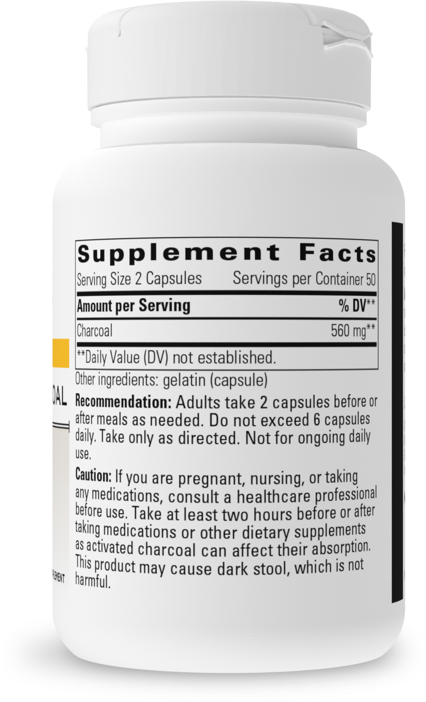 Nature's Way® | Activated Charcoal - right side of pack