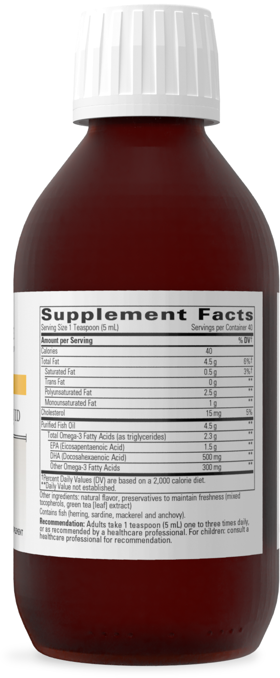 Nature's Way® | Pure Omega Liquid - right side of pack