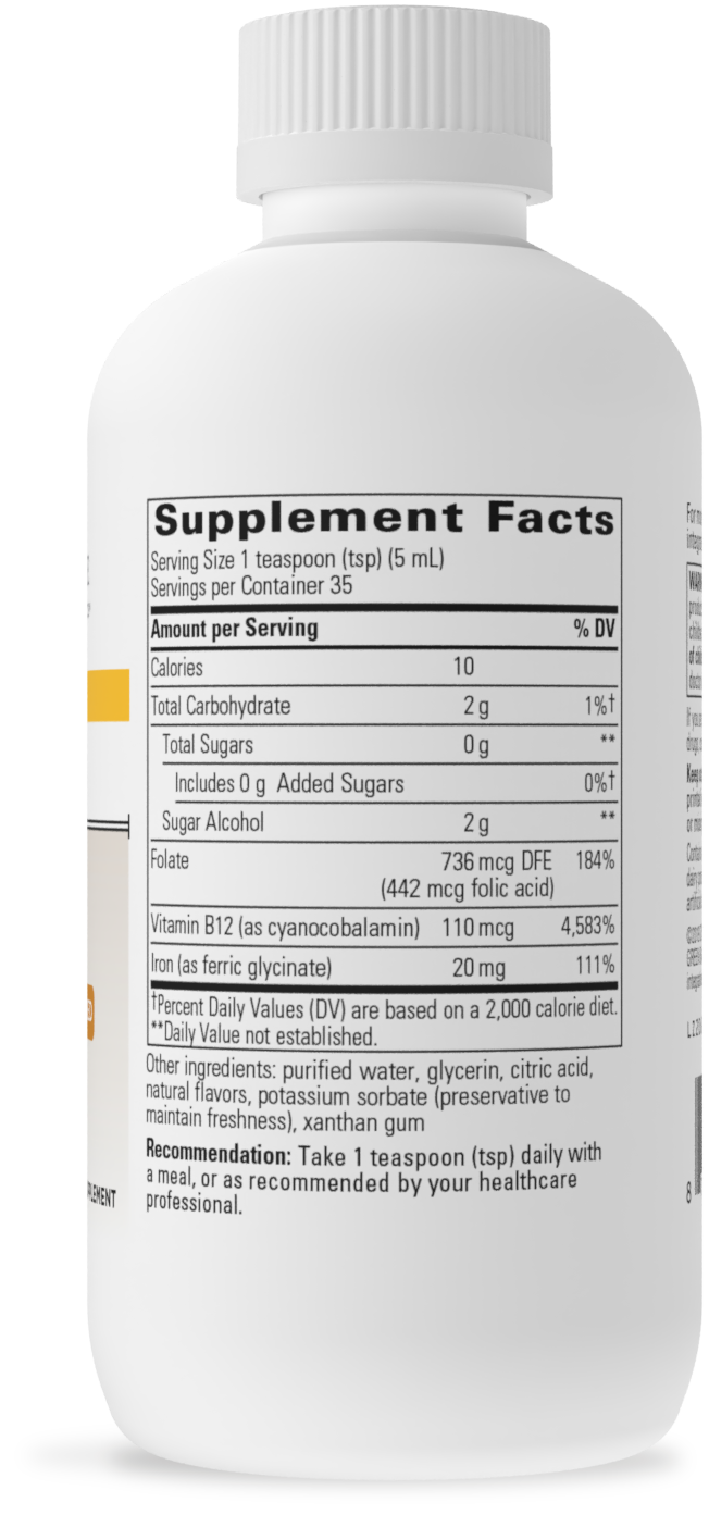 Nature's Way® | Liquid Iron - right side of pack
