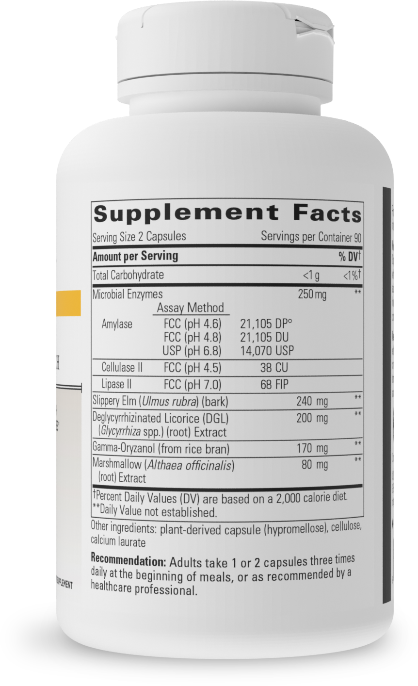 Nature's Way® | Similase Sensitive Stomach - right side of pack