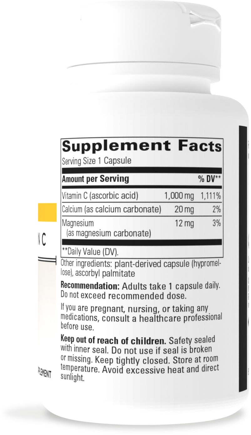 Nature's Way® | Buffered Vitamin C - right side of pack
