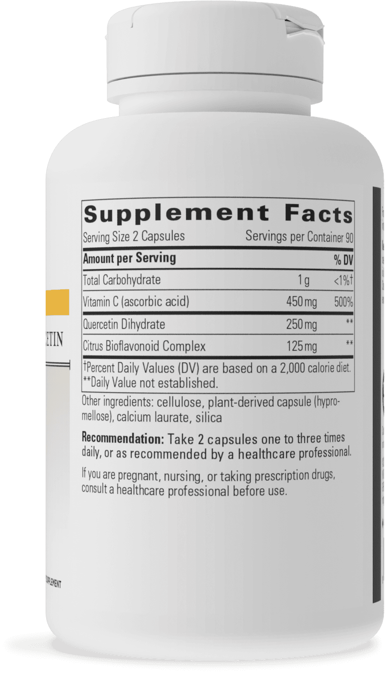 Nature's Way® | Vitamin C With Quercetin - right side of pack
