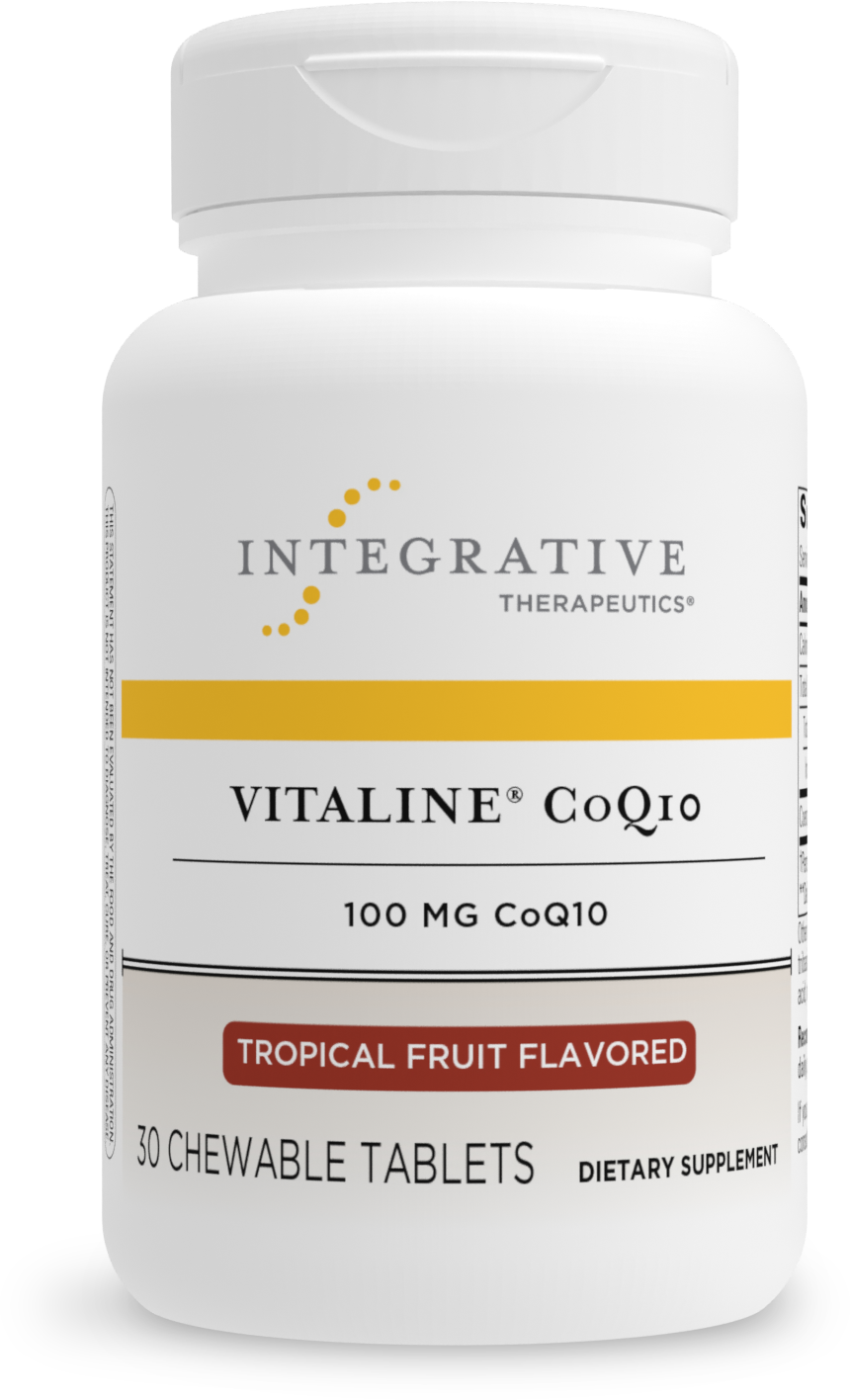 <{%PRIMARY_76123%}>Nature's Way® | Vitaline CoQ10 (100mg), 30 chewables, Tropical Fruit