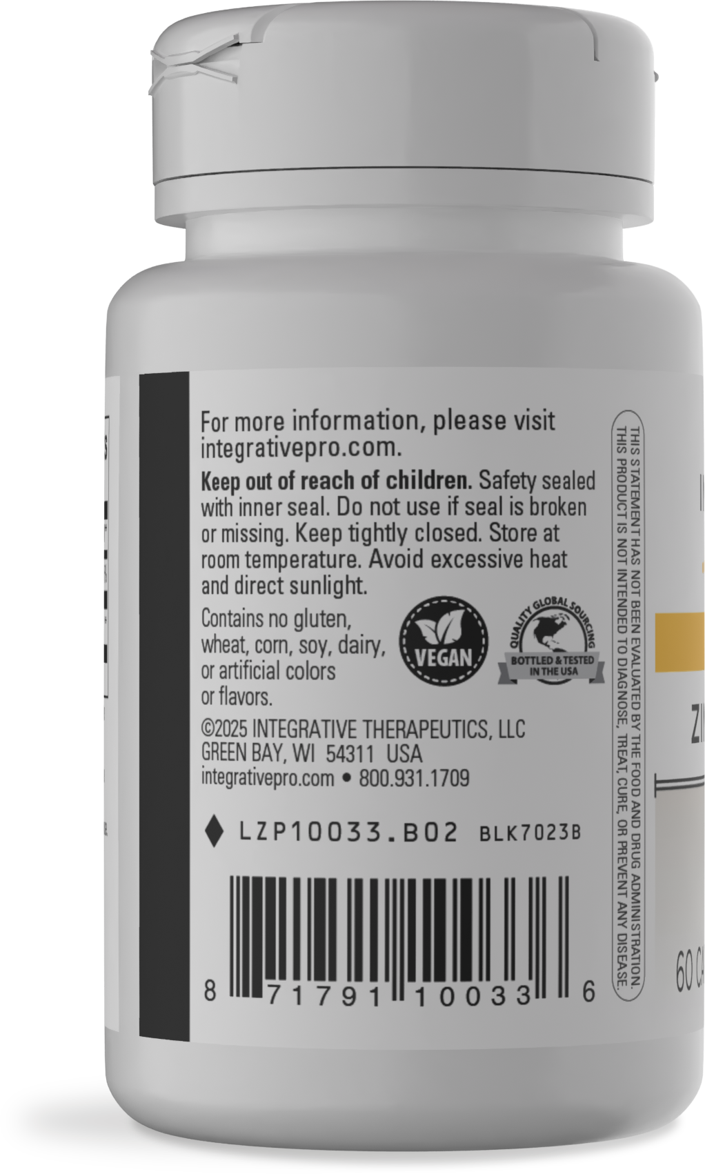 Nature's Way® | Zinc-Carnosine - left side of pack