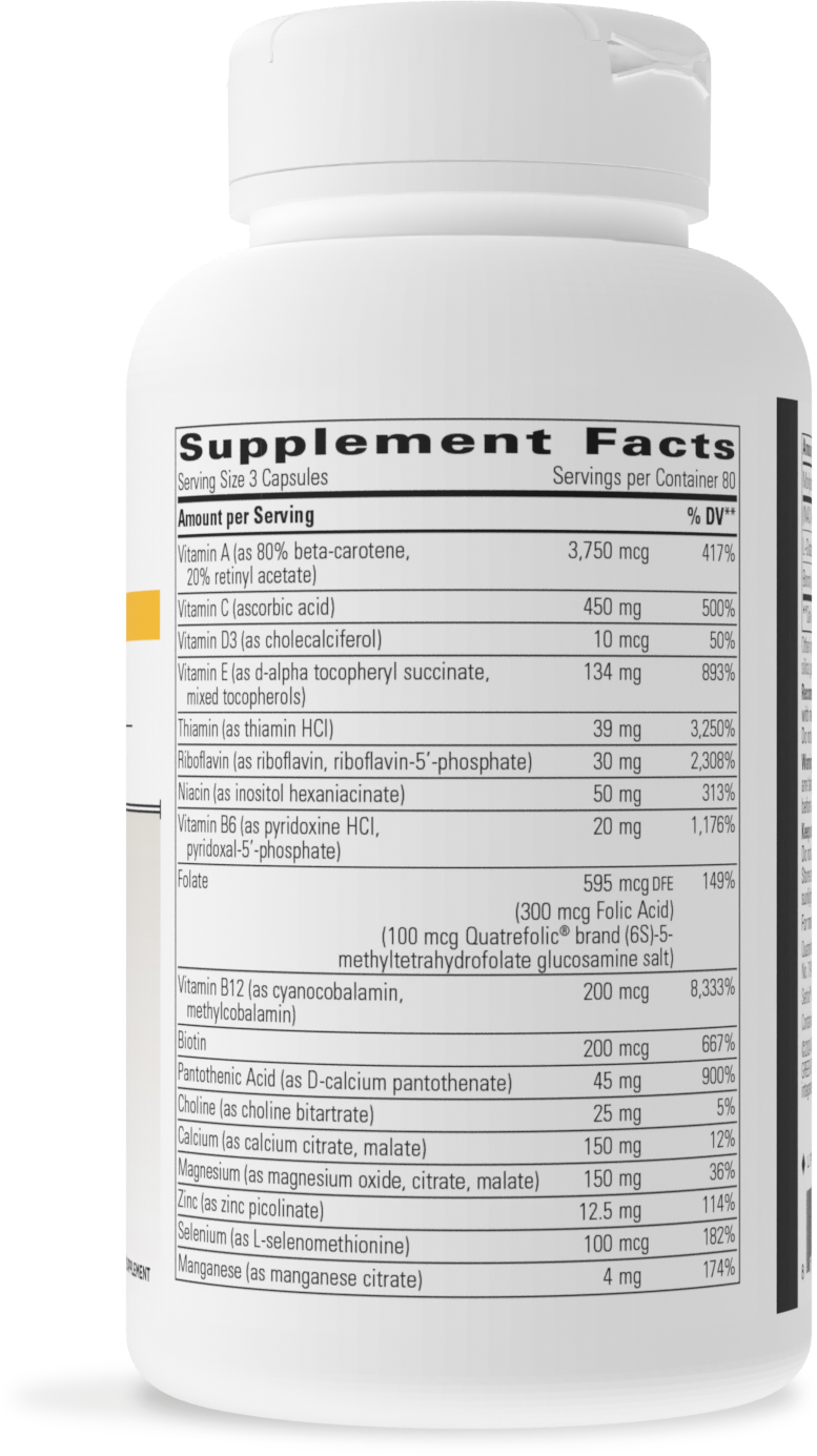 Nature's Way® | Multiplex-1 - right side of pack