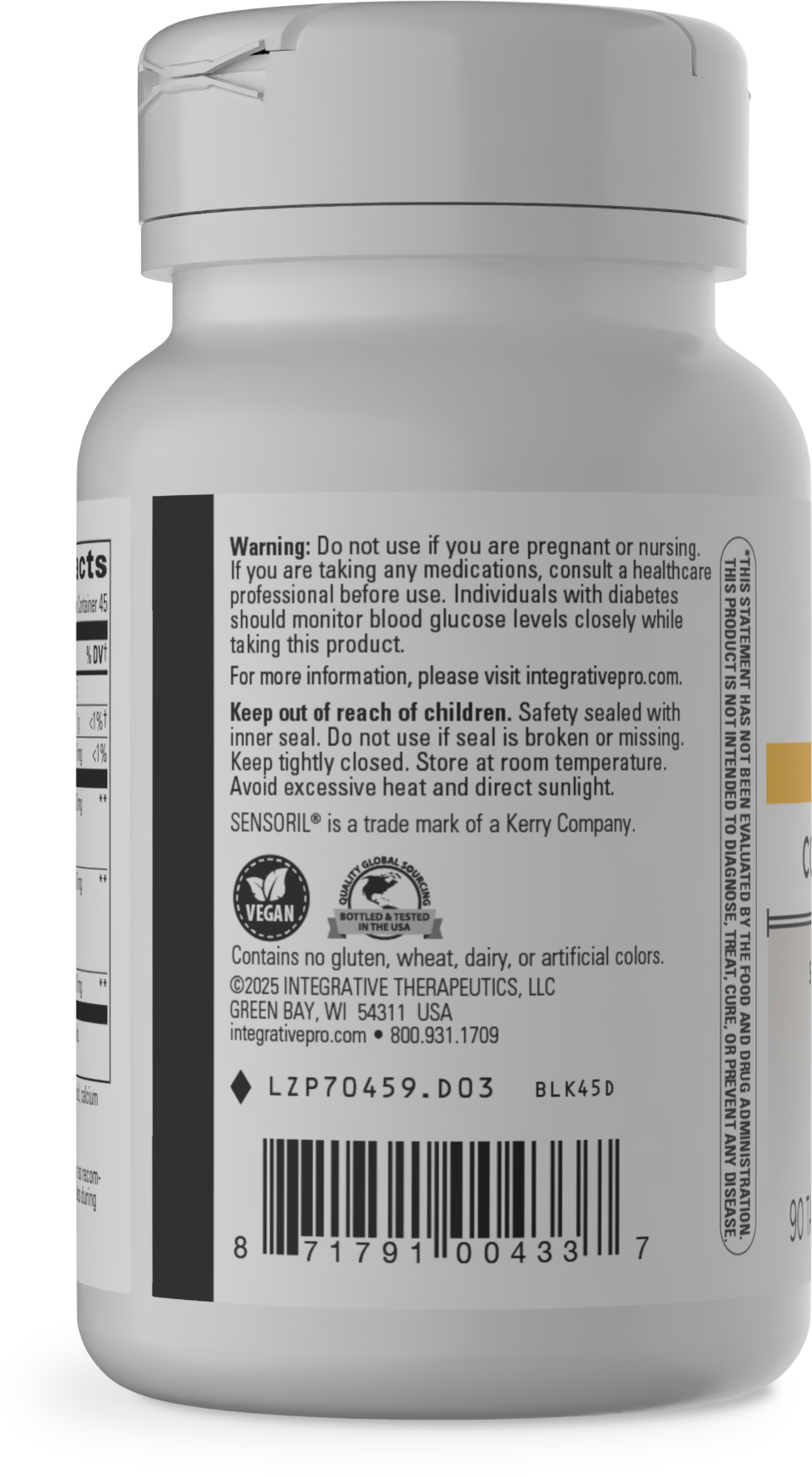 Nature's Way® | Cortisol Manager - left side of pack