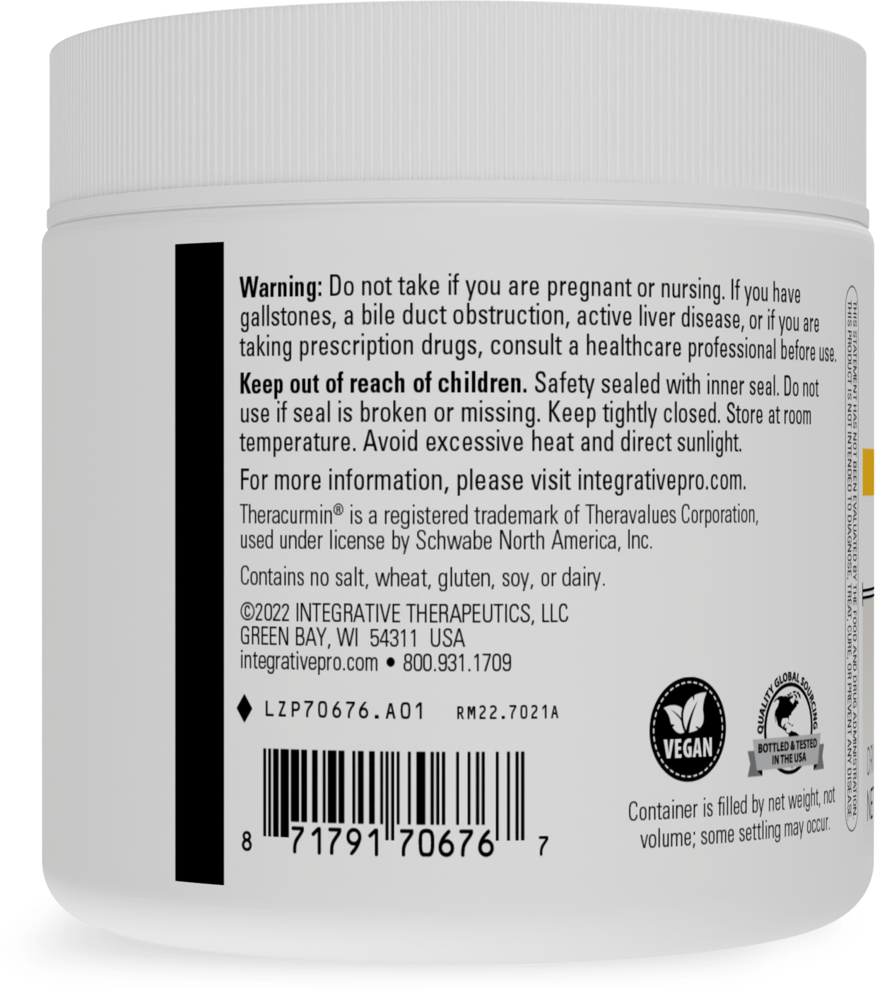 <{%MAIN2_70676%}>Nature's Way® | Glutamine Forté - left side of pack