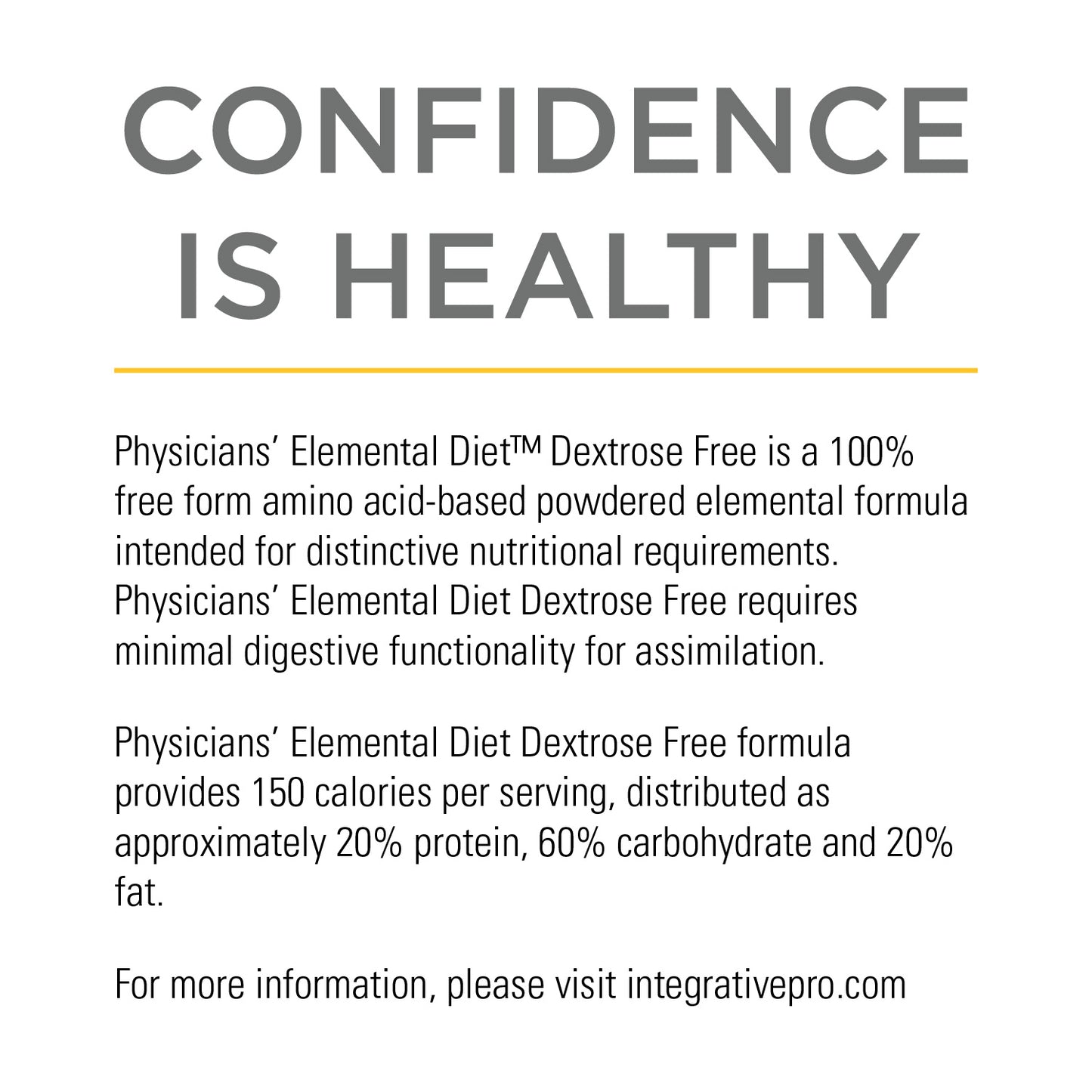 <{%MAIN3_13556%}>Nature's Way® | Physicians' Elemental Diet™ Dextrose Free Kit