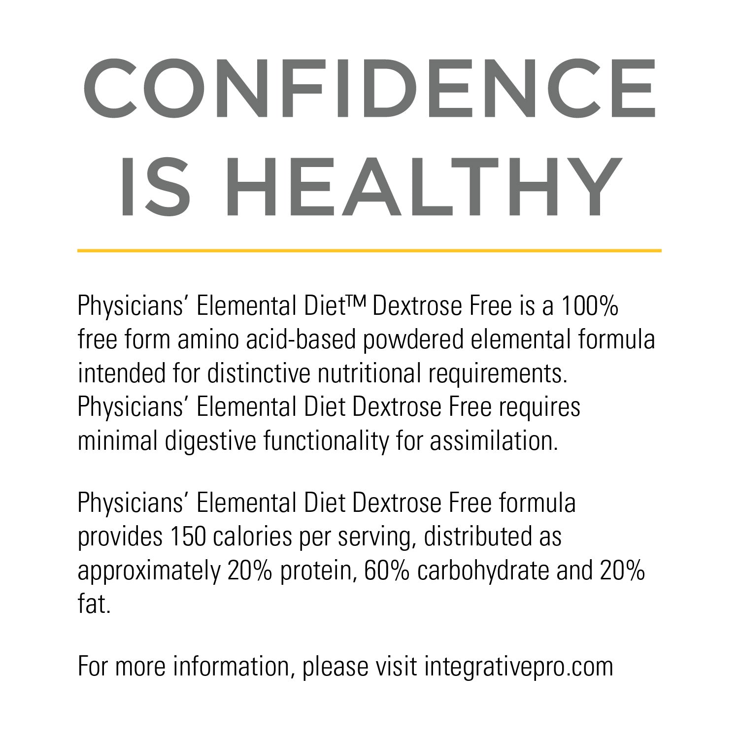 Nature's Way® | Physicians' Elemental Diet™ Dextrose Free Kit