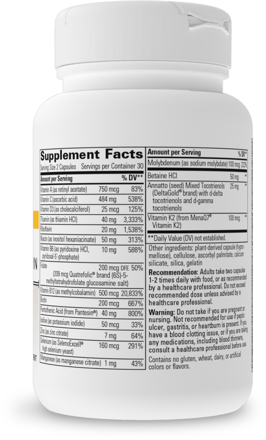 Nature's Way® | ProThrivers Wellness Multivitamin - right side of pack