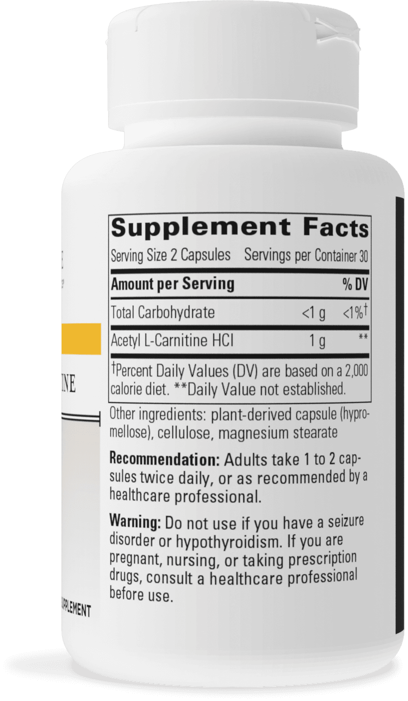 <{%MAIN1_76606%}>Nature's Way® | Acetyl L-Carnitine - right side of pack