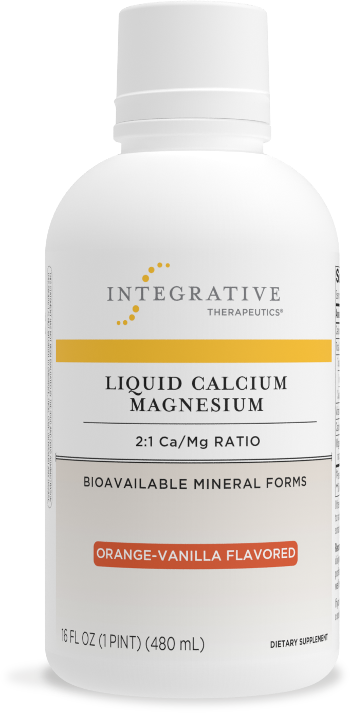 <{%PRIMARY_10020%}>Nature's Way® | Liquid Calcium Magnesium (2:1), 16 fl oz (480 ml), Orange Vanilla