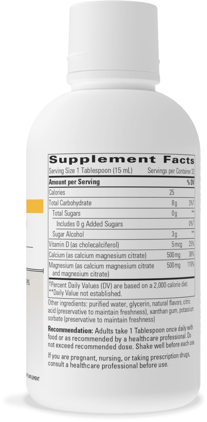 Nature's Way® | Liquid Calcium Magnesium (1:1) - right side of pack