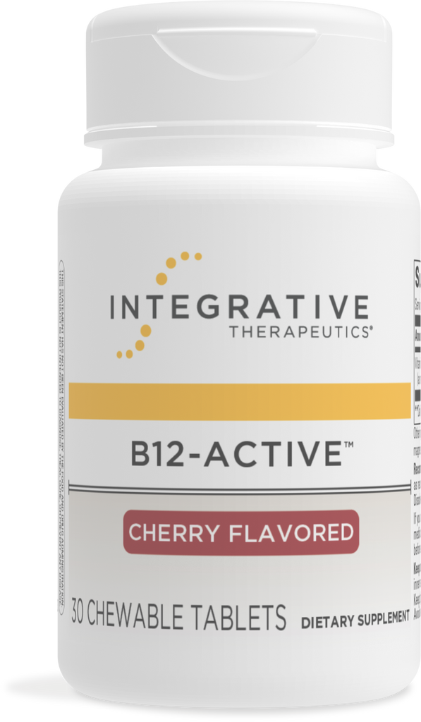<{%PRIMARY_75623%}>Nature's Way® | B12-Active Chewable Tablets, 30 chewables, Cherry