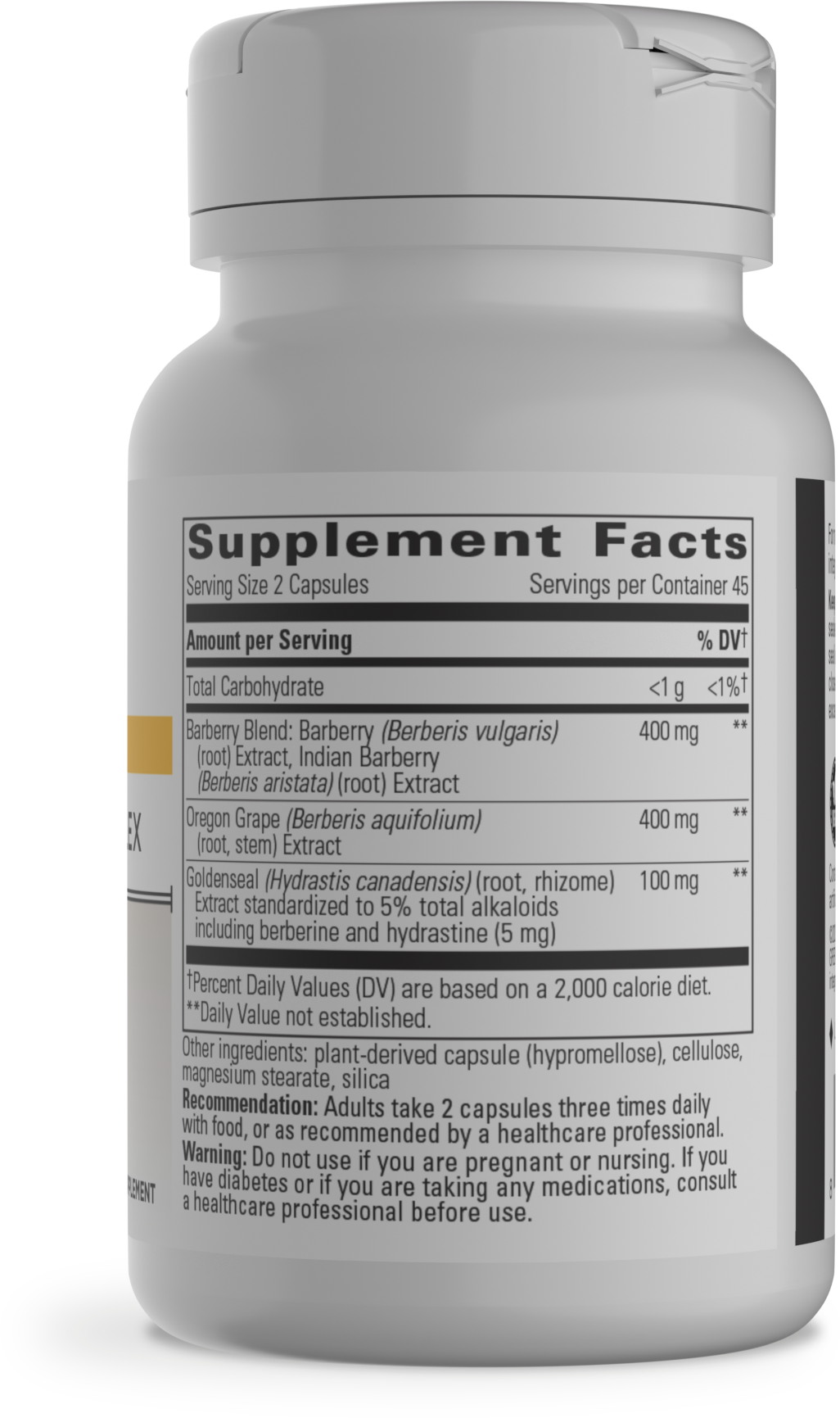 Nature's Way® | Berberine Complex - right side of pack