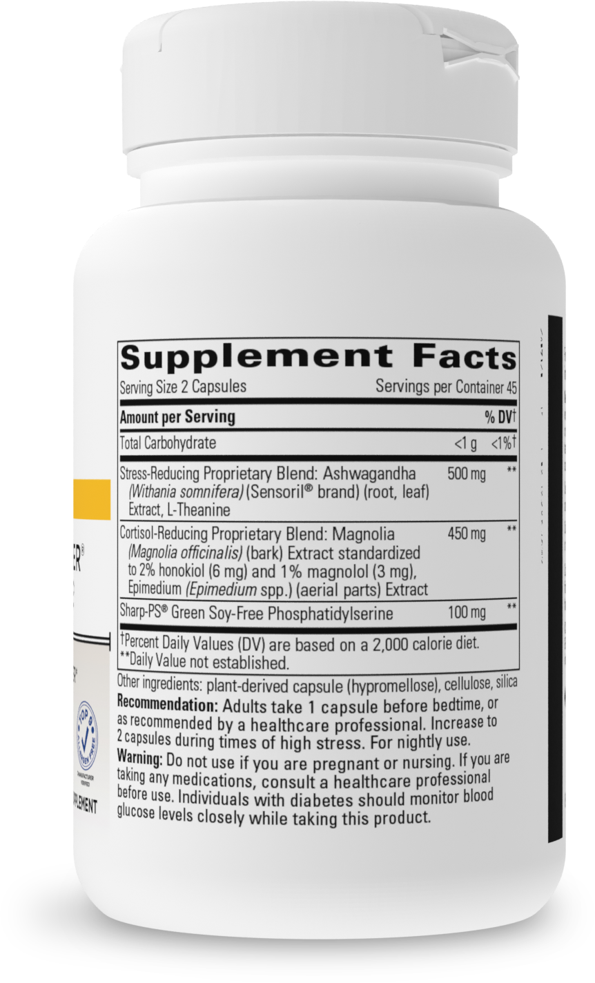 Nature's Way® | Cortisol Manager Allergen Free - right side of pack