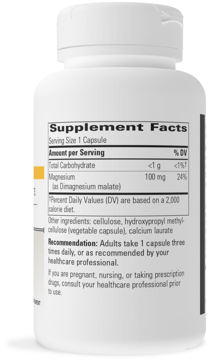 Nature's Way® | Magnesium Malate - right side of pack