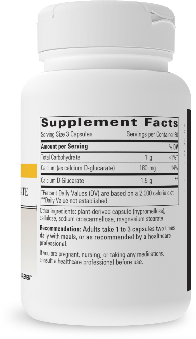 Nature's Way® | Calcium D-Glucarate - right side of pack