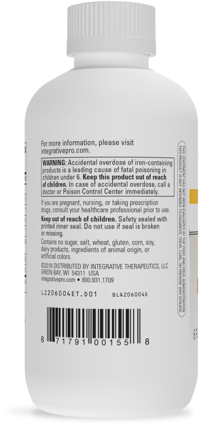 Nature's Way® | Liquid Iron - left side of pack