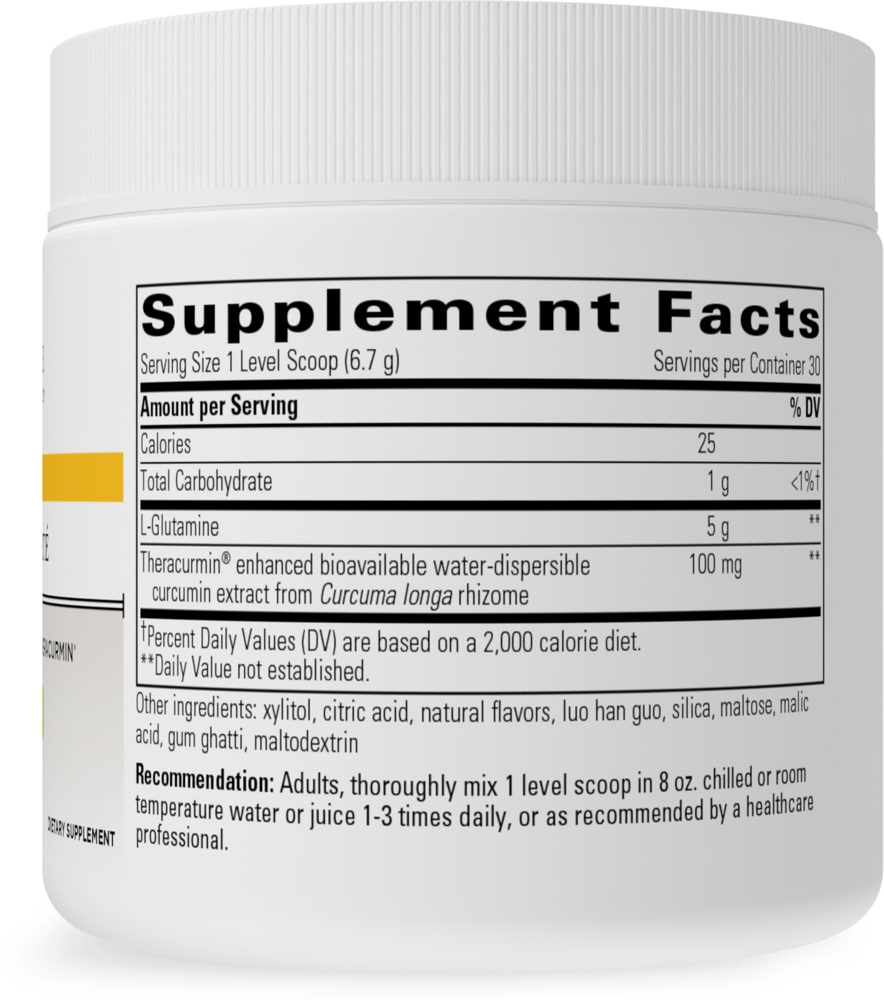 Nature's Way® | Glutamine Forté - right side of pack