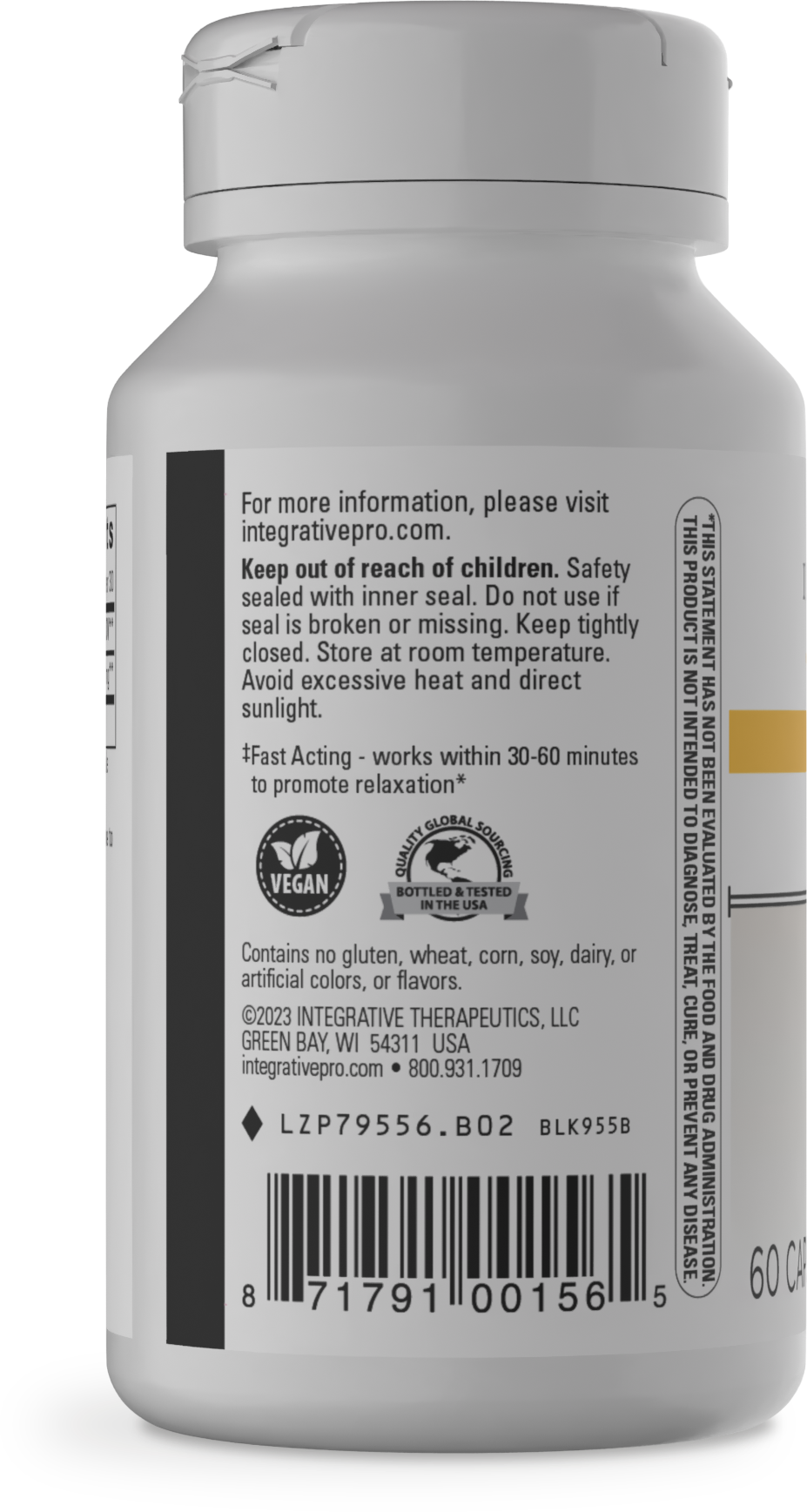 Nature's Way® | L-Theanine - left side of pack