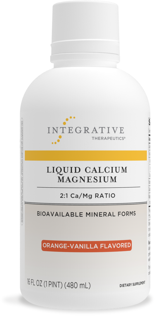 <{%PRIMARY_10020%}>Nature's Way® | Liquid Calcium Magnesium (2:1), 16 fl oz (480 ml), Orange Vanilla