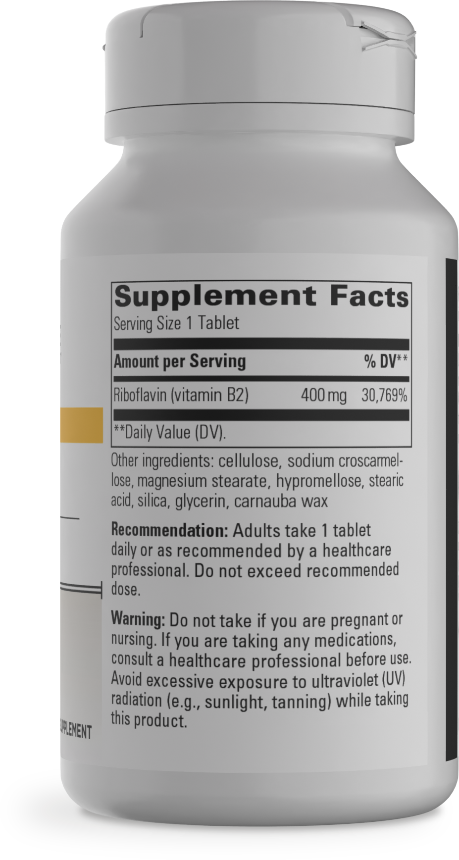 <{%MAIN1_76843%}>Nature's Way® | Riboflavin - right side of pack