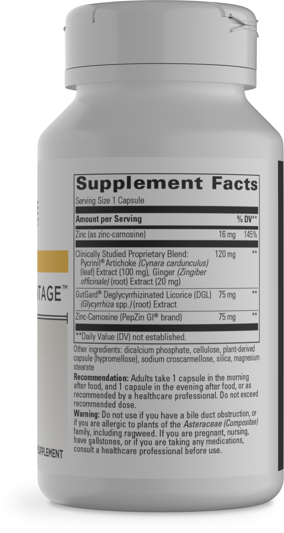 Nature's Way® | Heartburn Advantage - right side of pack