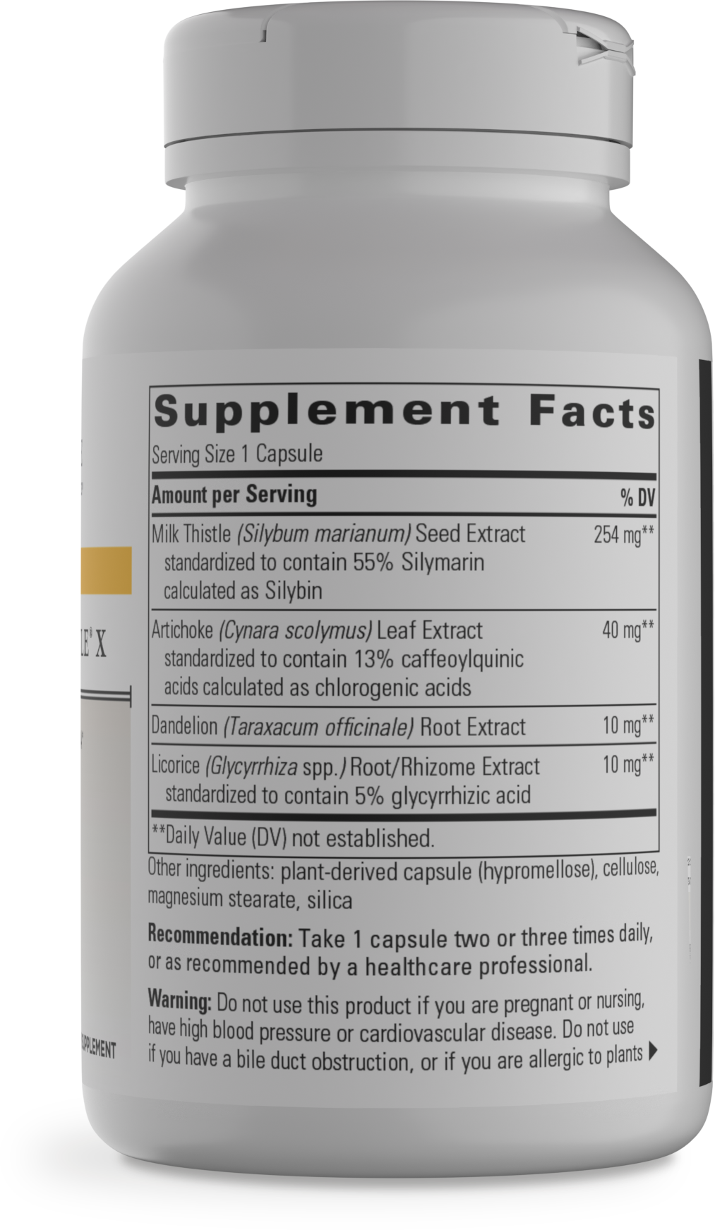 Nature's Way® | Super Milk Thistle X - right side of pack