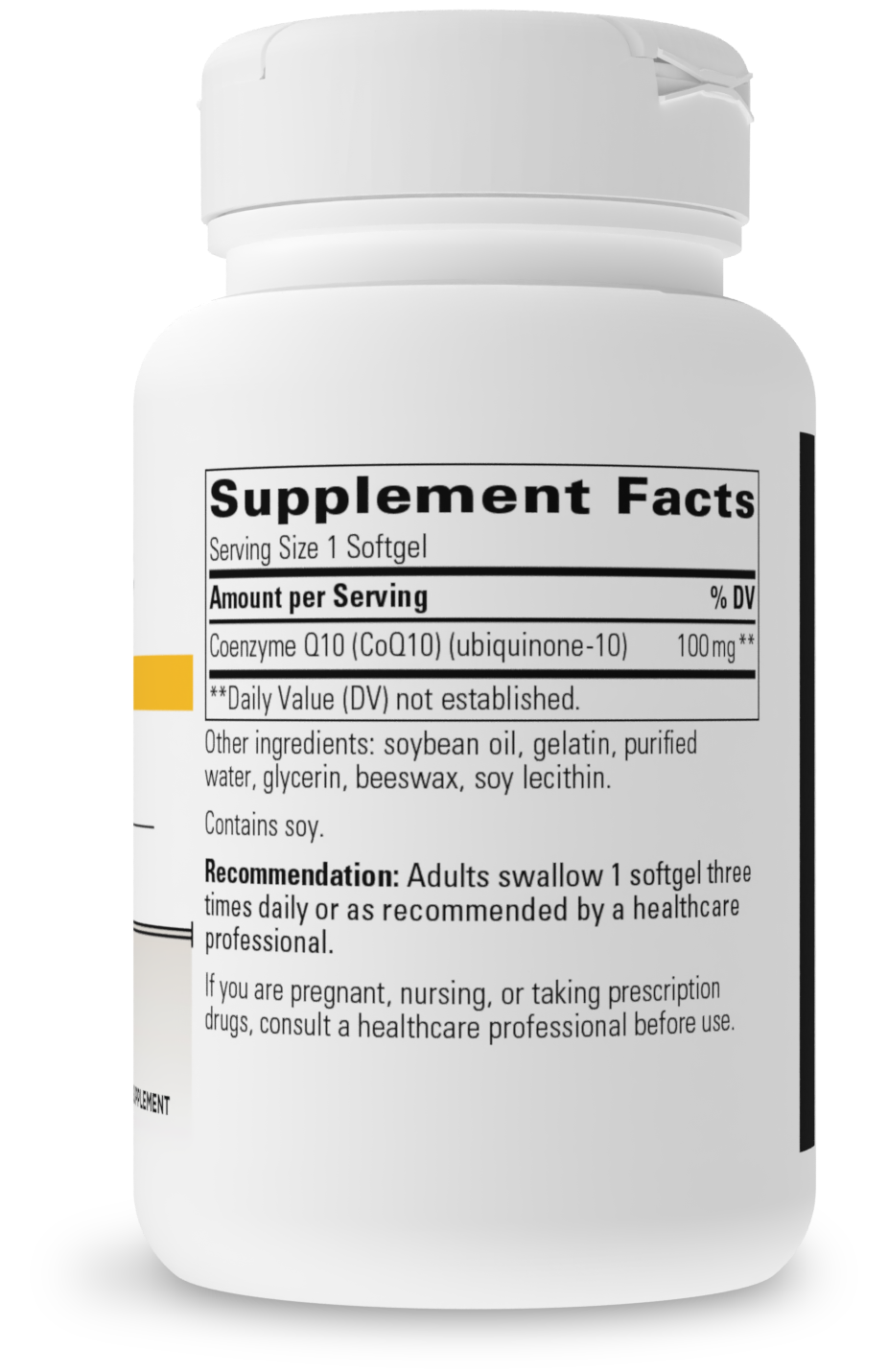 Nature's Way® | CoQ10 (100mg) - right side of pack