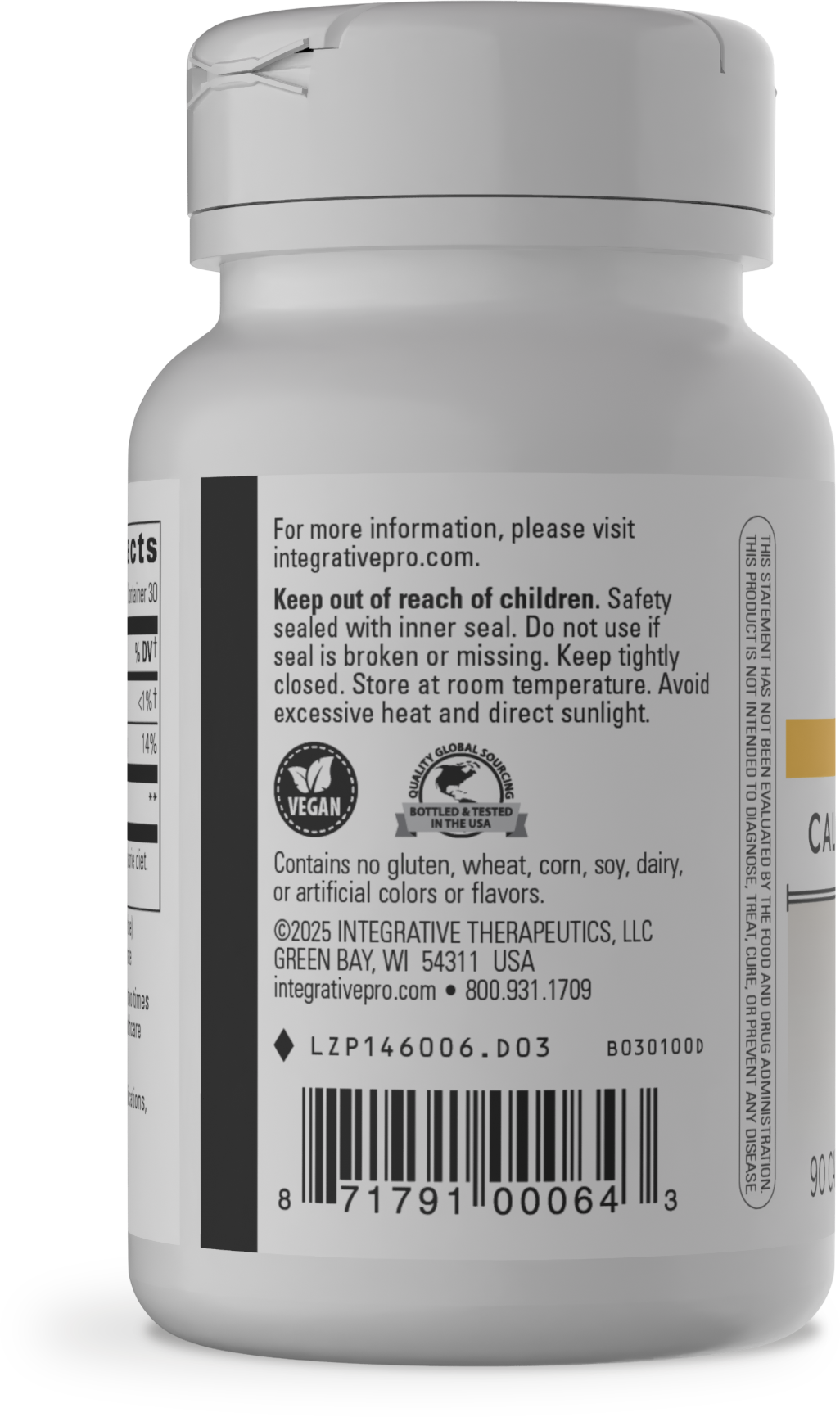 Nature's Way® | Calcium D-Glucarate - left side of pack