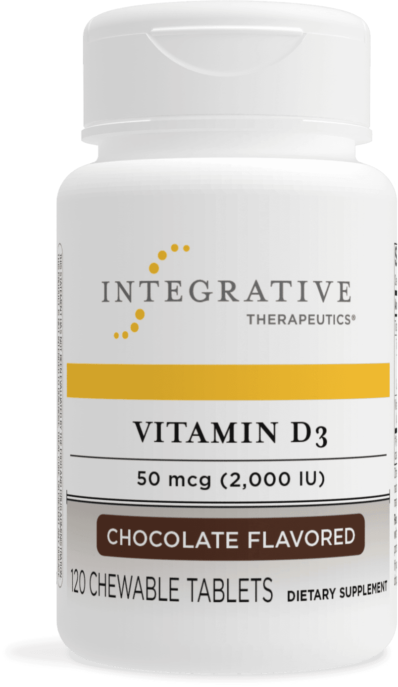 Nature's Way® | Vitamin D3 (50mcg), 120 chewables, Chocolate