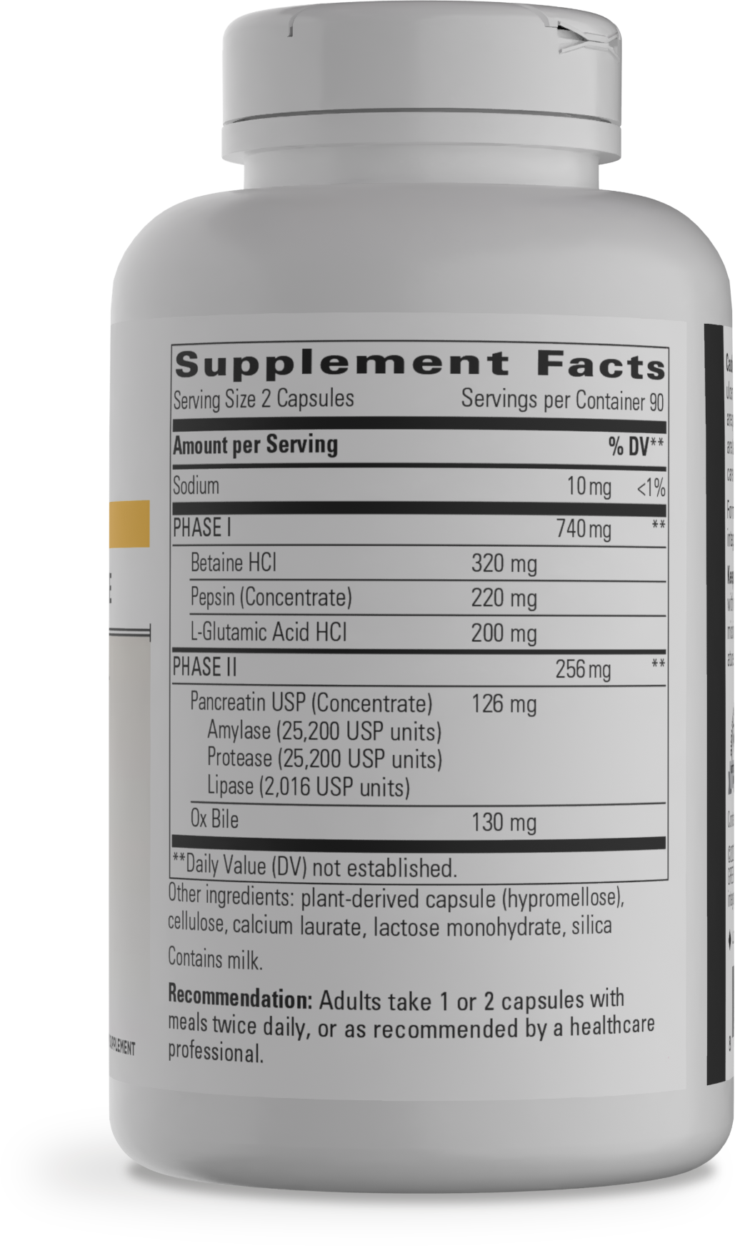 Nature's Way® | Panplex 2-Phase - right side of pack