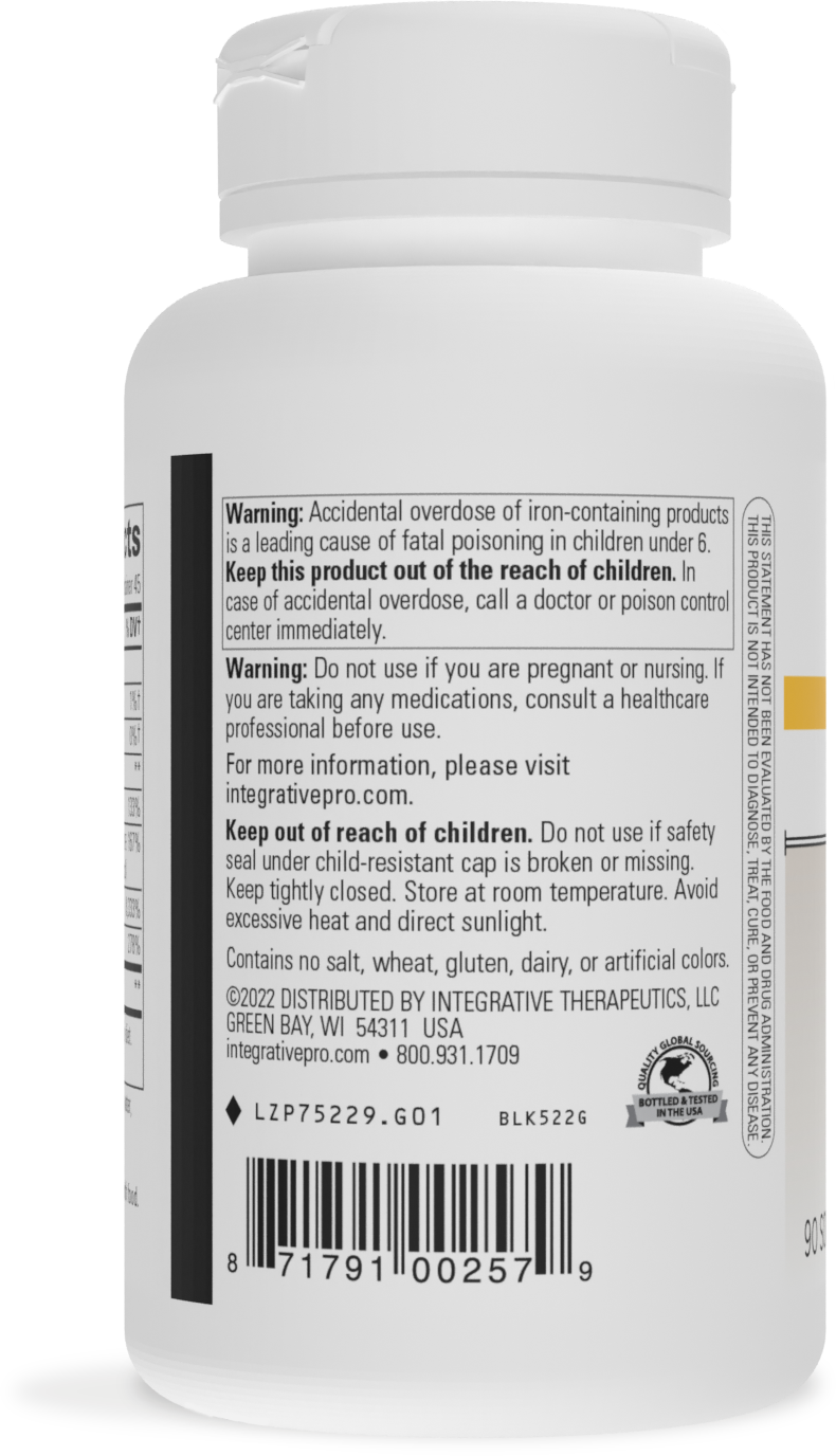 <{%MAIN2_75229%}>Nature's Way® | Iron Complex - left side of pack