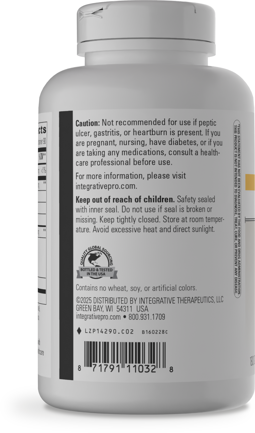 Nature's Way® | Panplex 2-Phase - left side of pack