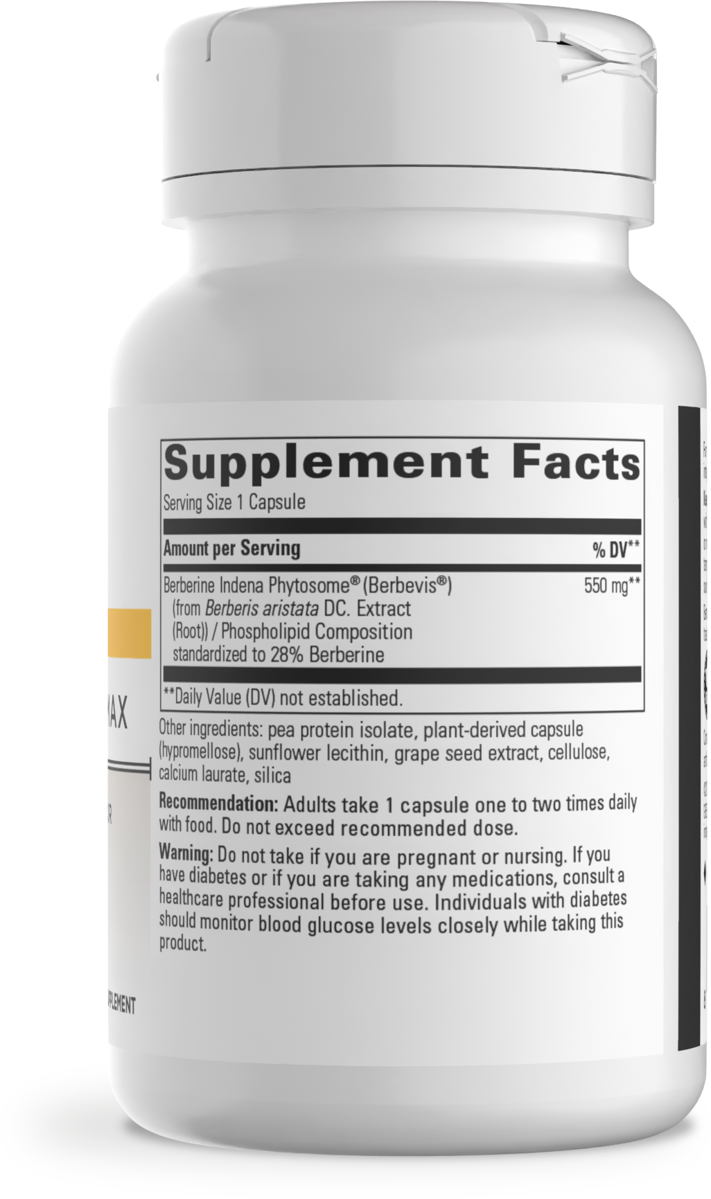 Nature's Way® | Berberine Phytomax - right side of pack