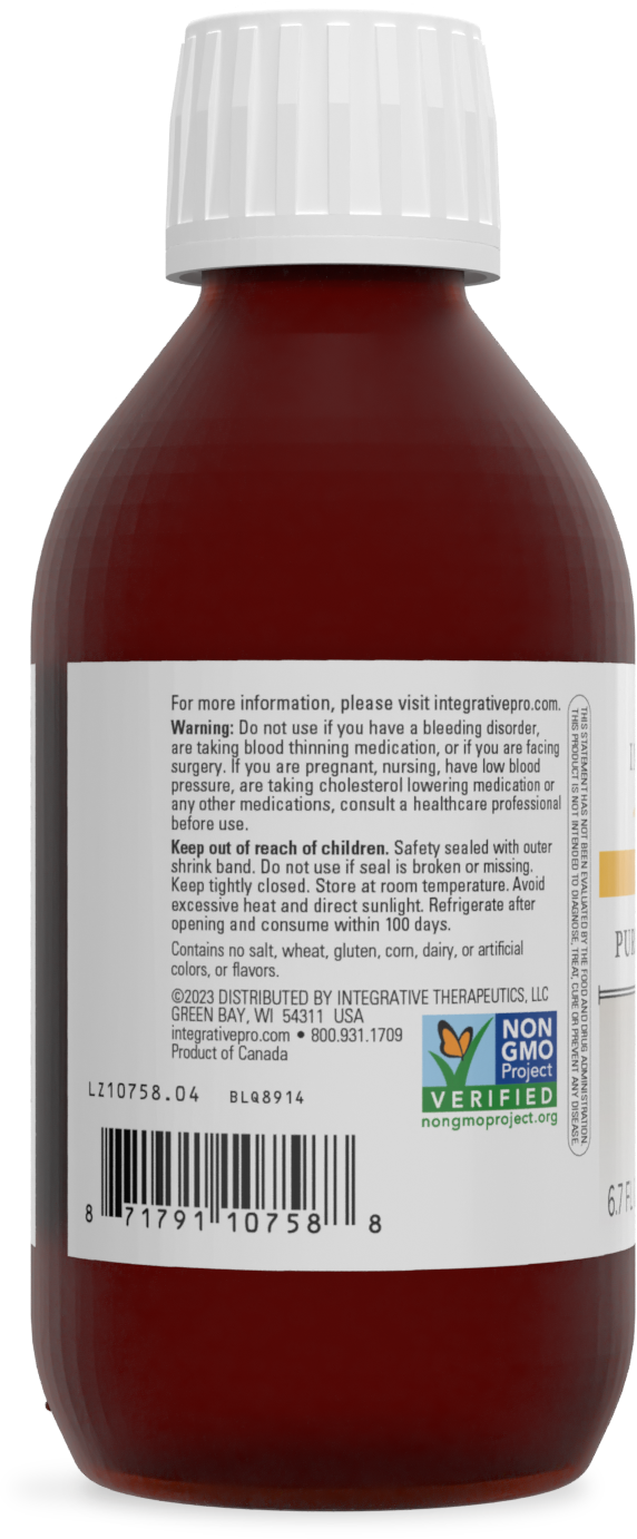 Nature's Way® | Pure Omega Liquid - left side of pack