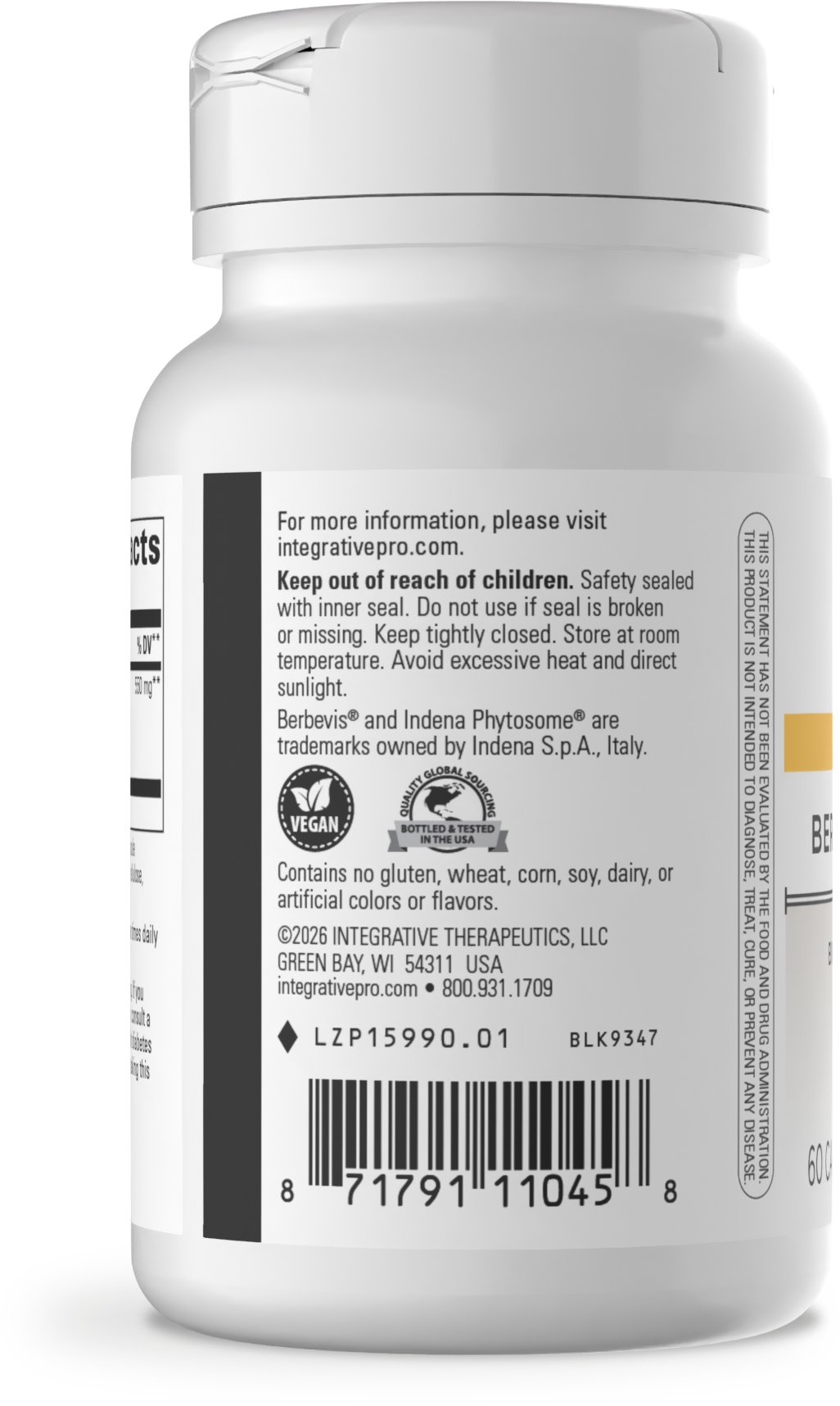 Nature's Way® | Berberine Phytomax - left side of pack