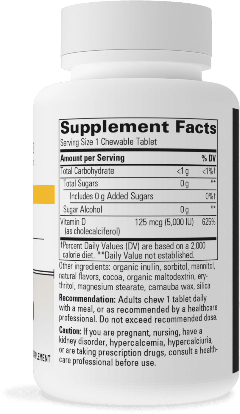 Nature's Way® | Vitamin D3 (125mcg) - right side of pack