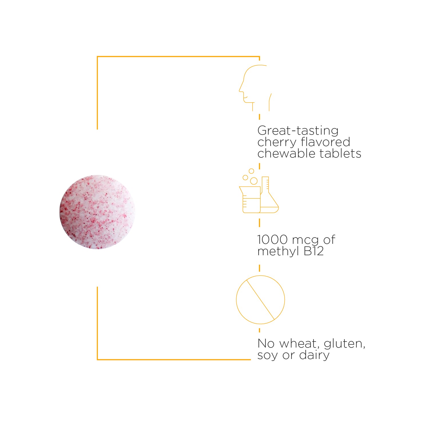 Nature's Way® | B12-Active Chewable Tablets - product benefits image