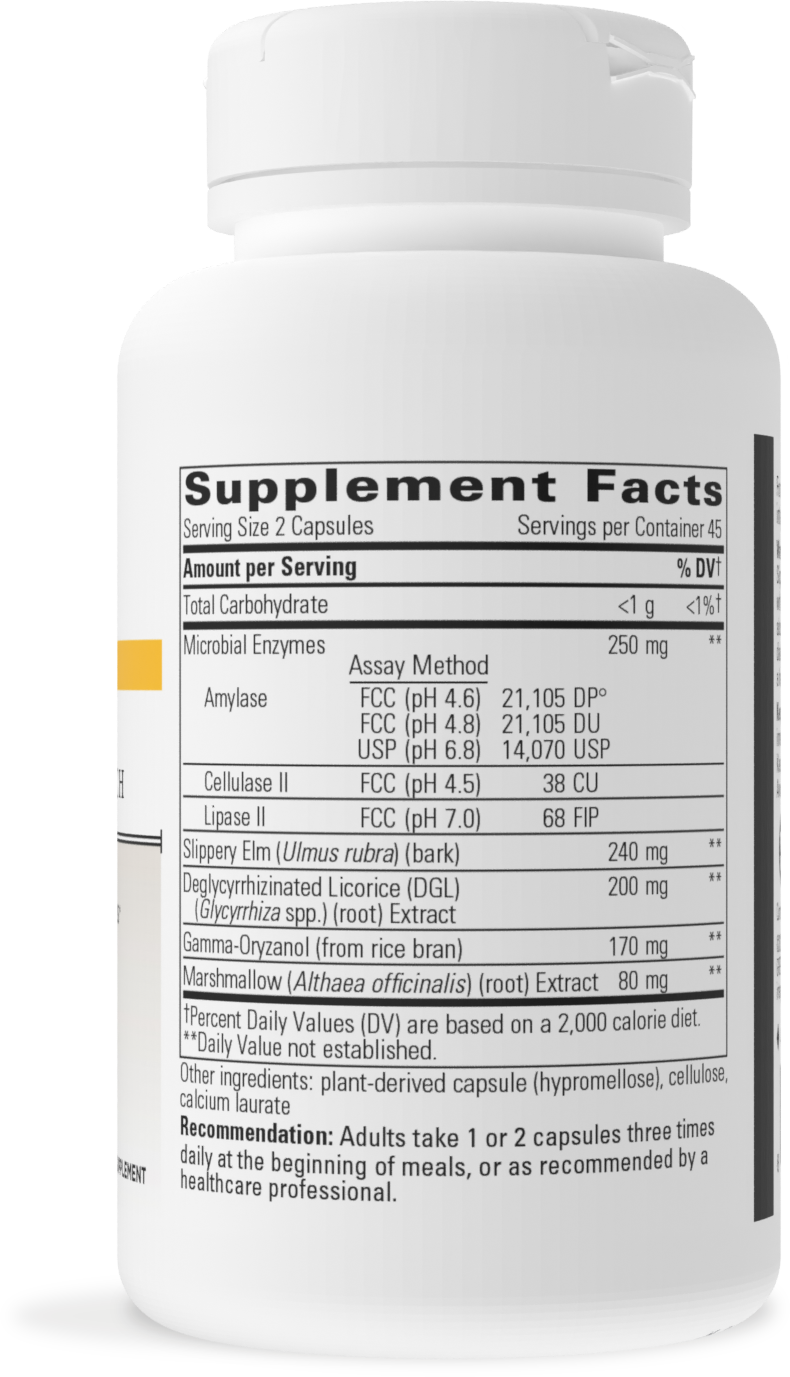 Nature's Way® | Similase Sensitive Stomach - right side of pack
