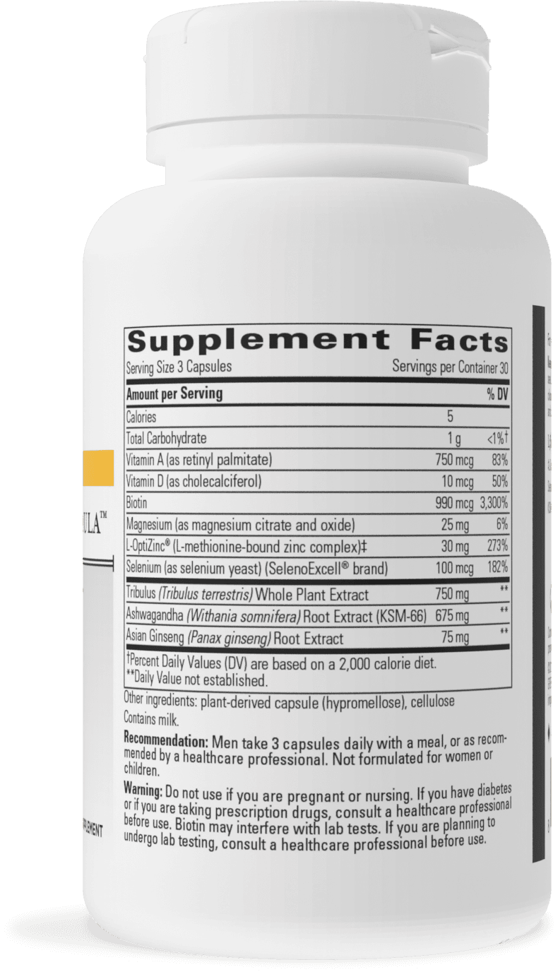 Nature's Way® | Testosterone Formula - right side of pack