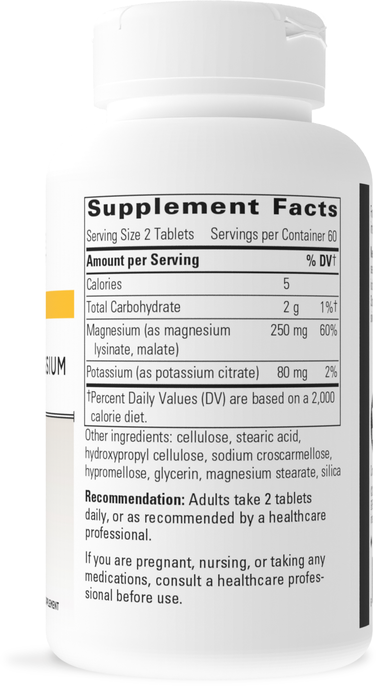 Nature's Way® | Krebs Magnesium Potassium Complex - right side of pack