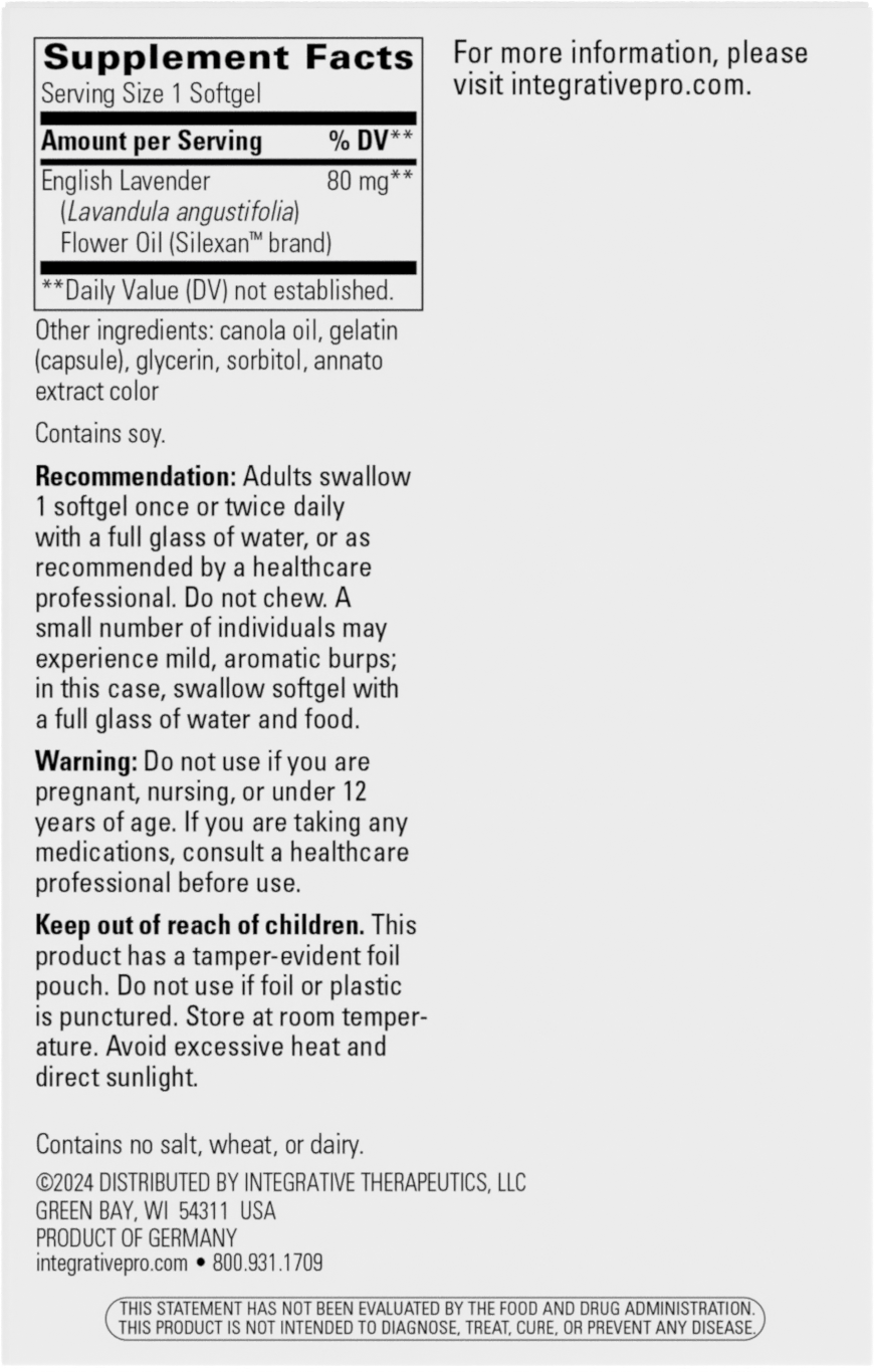 Nature's Way® | Lavela WS 1265 - back of pack